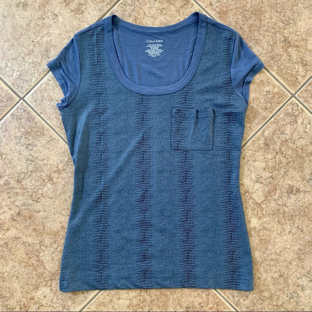 NEW Without Tags CALVIN KLEIN top short sleeve T-shirt